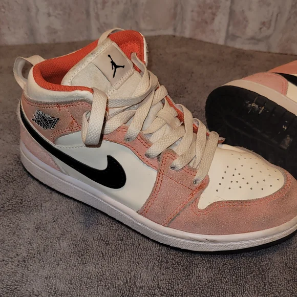 Nike Kids Sneakers - Cream, Black, Orange - Picture 3 of 6